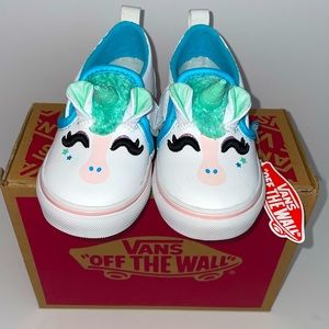 VANS Girls’ Slip-on Unicorn Sneakers